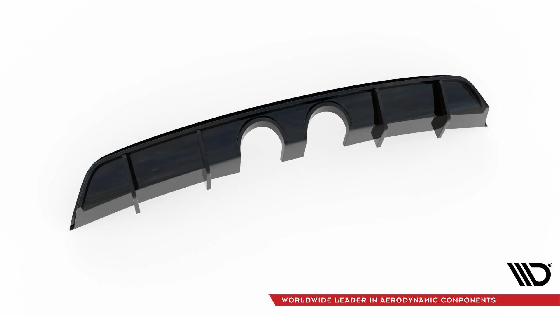 Diffuser VW Scirocco R mk3 2011 - 2014 | V.3 Glossy Black Edition – bilde 7