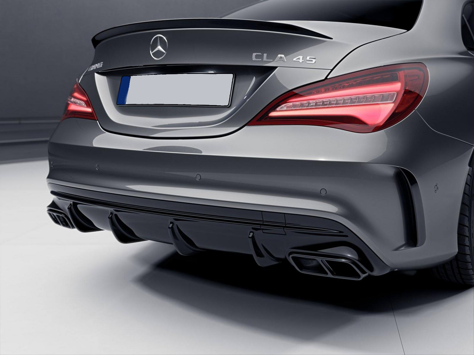 Diffusor bak AMG Mercedes-Benz CLA W117 / Mercedes-Benz CLA X117 Shooting Brake 