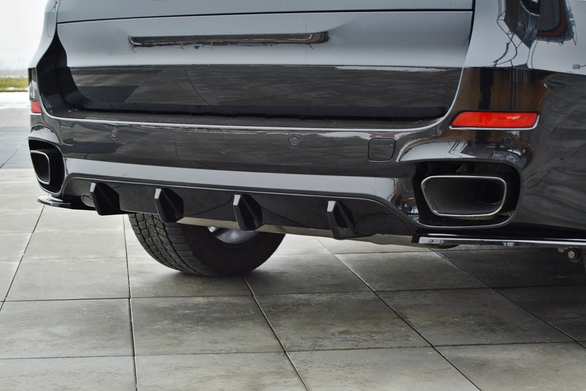 Diffusør BMW X5 (F15) 2013 - 2018 | Glossy Black Edition
