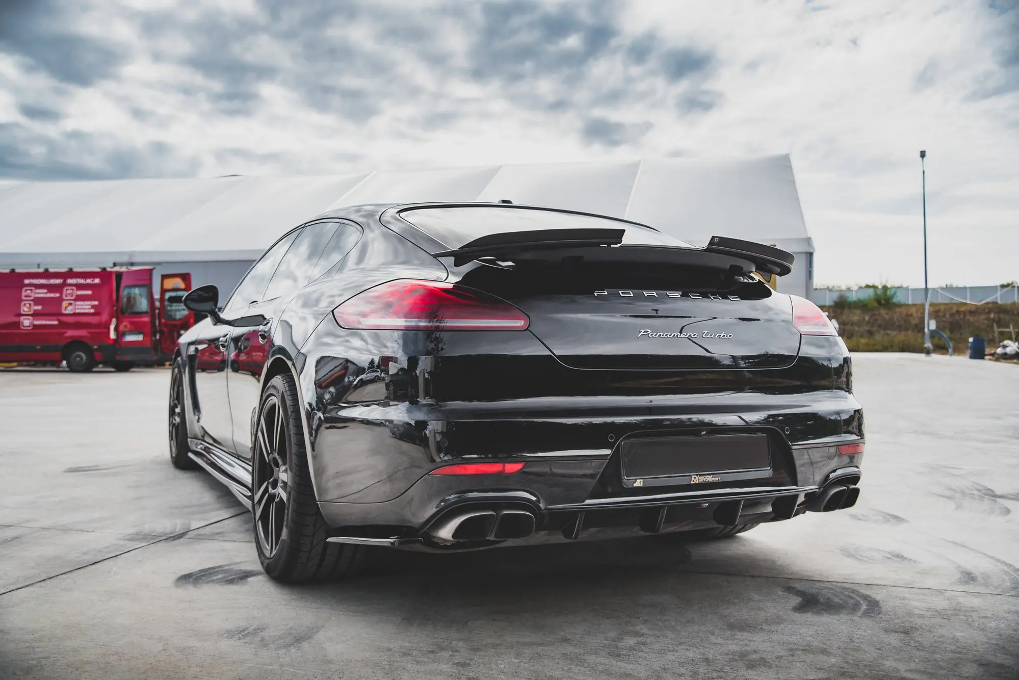 Diffusør Porsche Panamera Turbo I (970) Facelift 2013-2016 – bilde 4