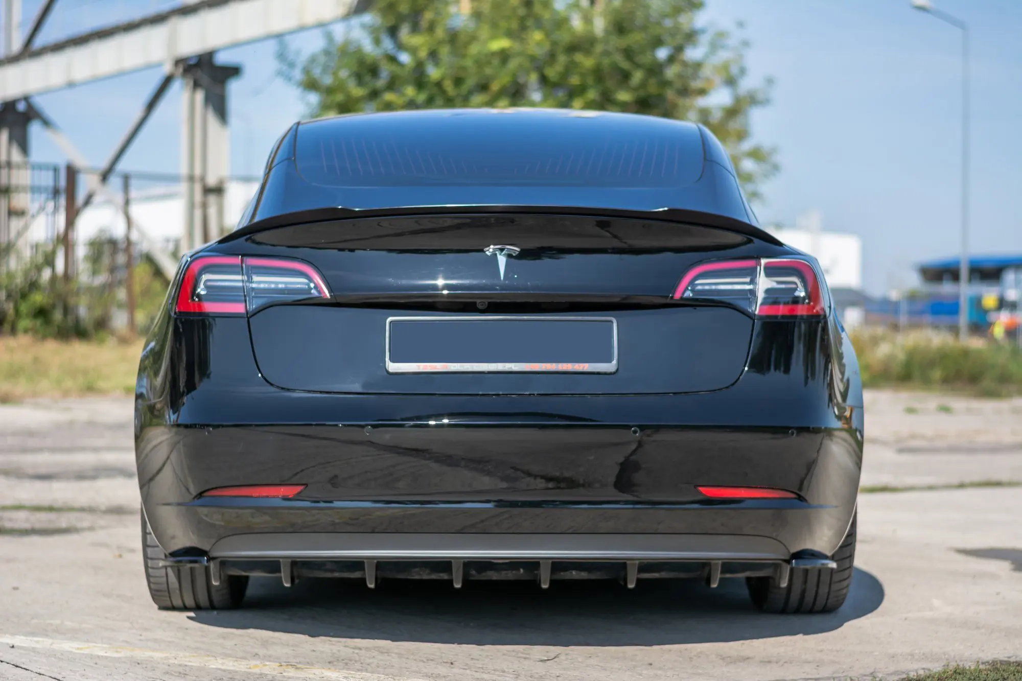 Diffusør Tesla Model 3 2017 - 2023 │ Black Edition – bilde 2