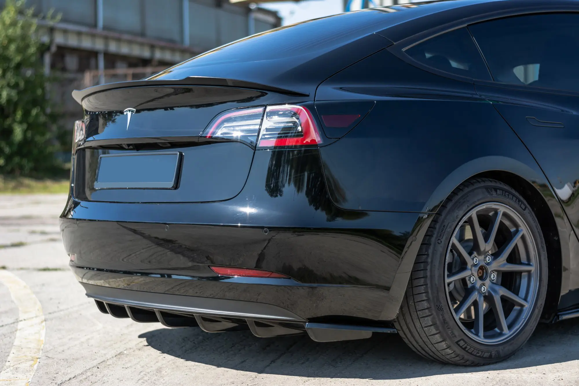 Diffusør Tesla Model 3 2017 - 2023 │ Black Edition – bilde 3