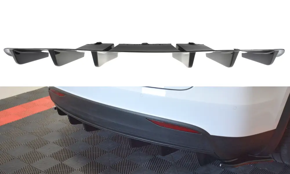 Diffusør Tesla Model X 2015 - 2021 │ Black Edition
