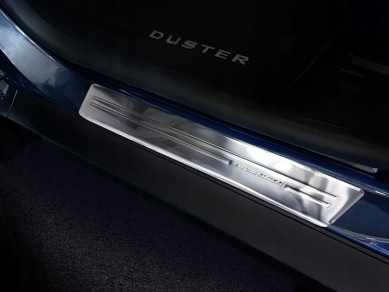 Dørbeskytter dørlister Dacia Duster II 2017 - 2023 │ Special Silver Edition