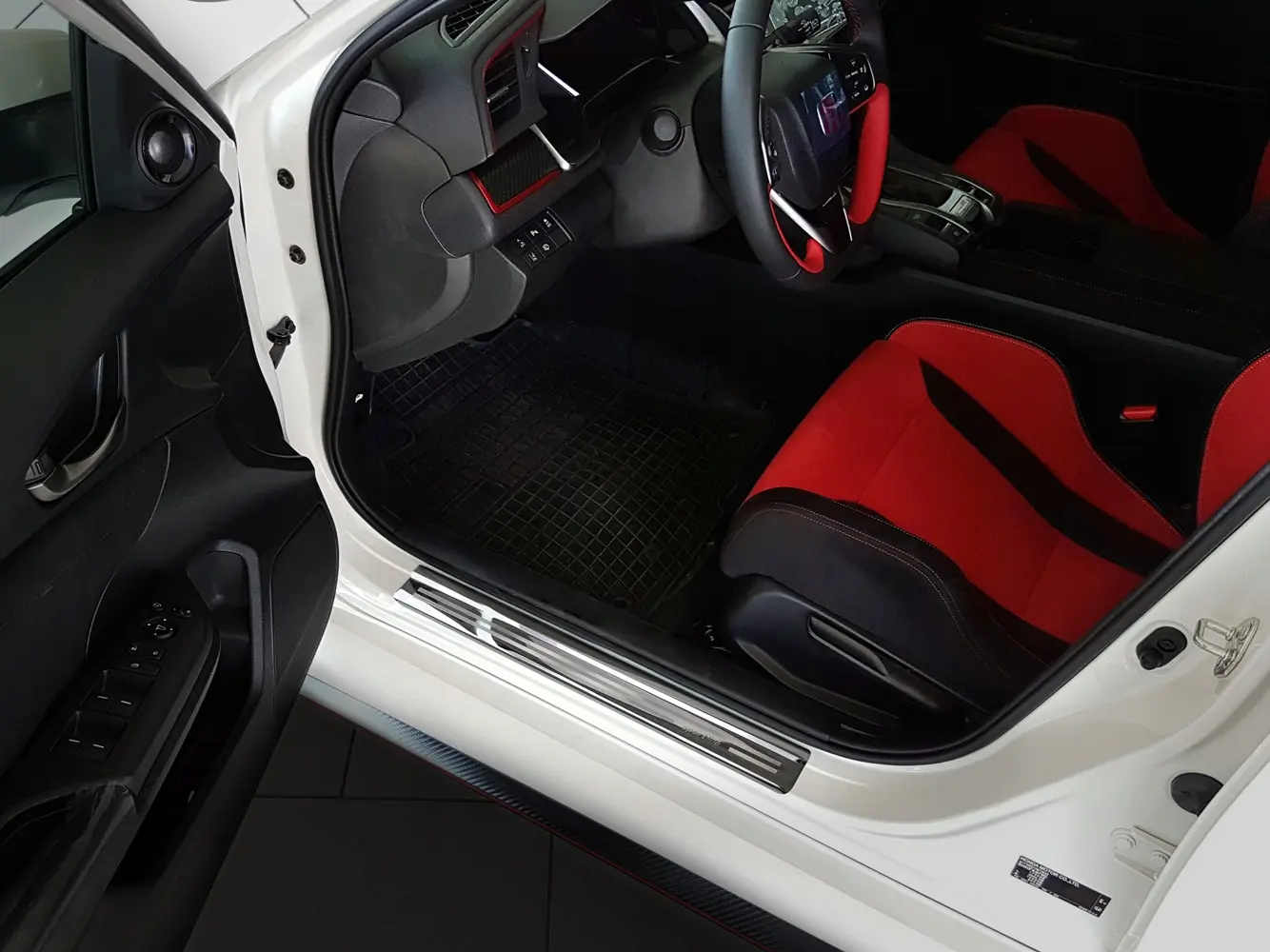 Dørbeskytter dørlister Honda Civic X 2017->Black Edition Image 3