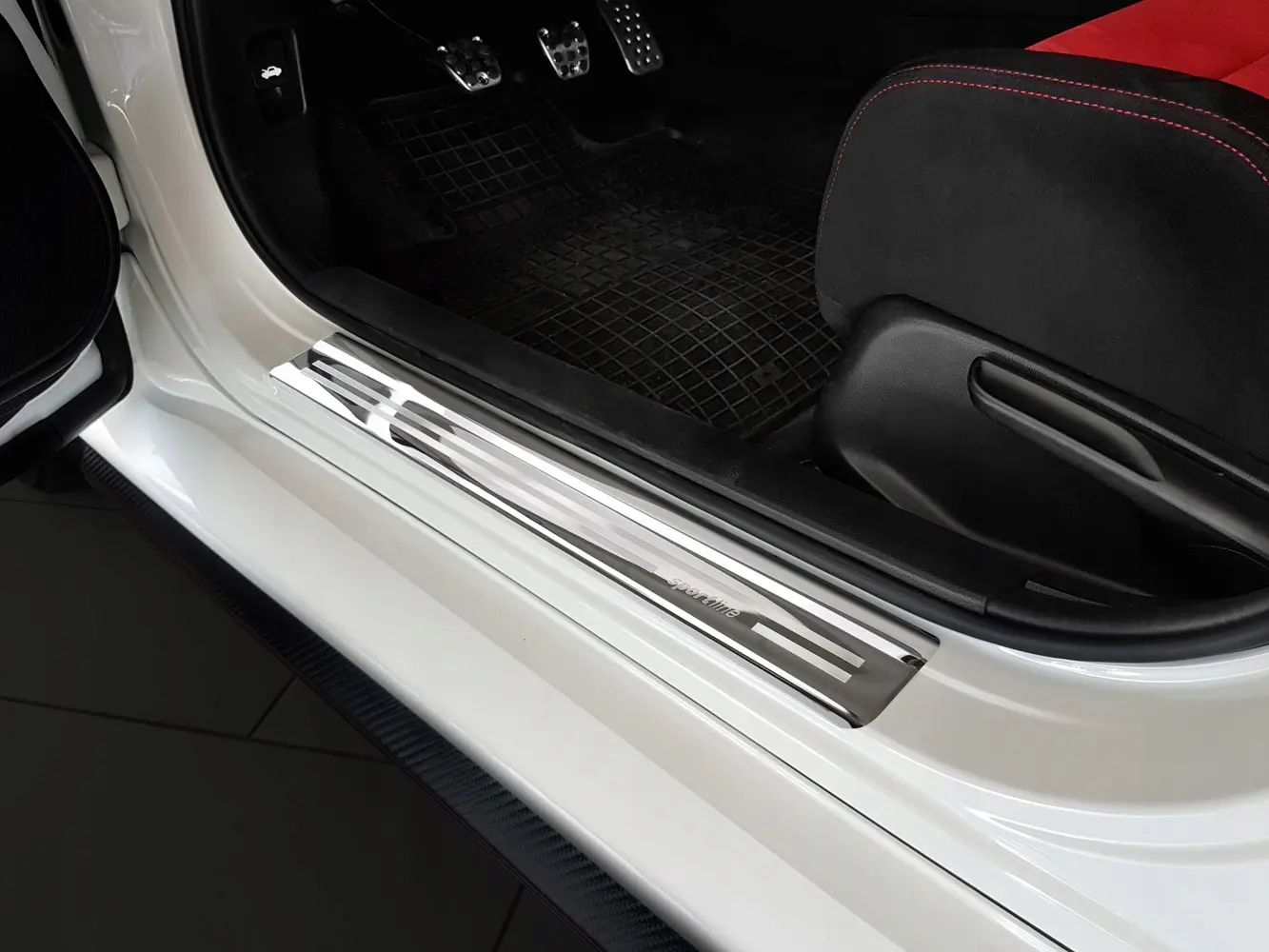 Dørbeskytter dørlister Honda Civic X 2017->Silver Edition