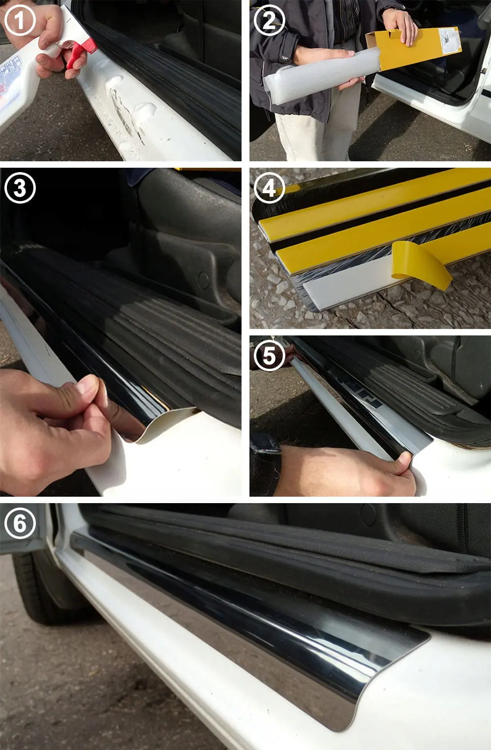 Dørbeskytter dørlister Mercedes-Benz B-Klasse (W246)  2012-2018 / Mercedes-Benz B-Klasse Electric Drive 2014-2018 Image 8
