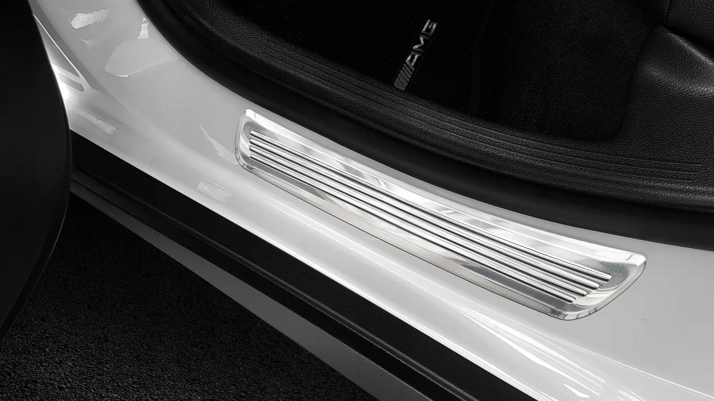 Dørbeskytter dørlister Mercedes-Benz GLC (X253) / GLC Coupe (C253) 2015 - 2023 │ Silver Edition