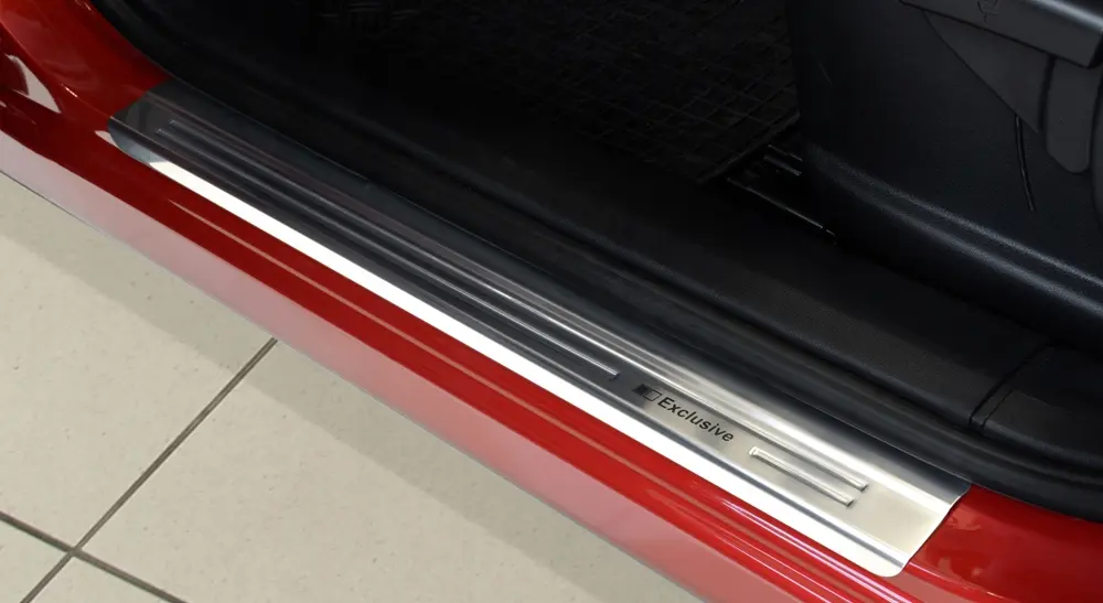 Dørbeskytter dørlister Nissan Qashqai (J10) 2007 - 2013 | Exclusive Edition Silver Image 1