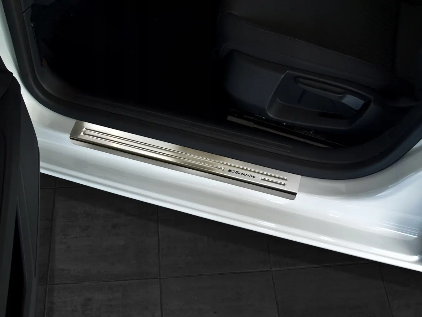 Dørbeskytter dørlister Seat Ibiza III/Seat Ibiza III ST 2013-> Exclusive Edition Silver