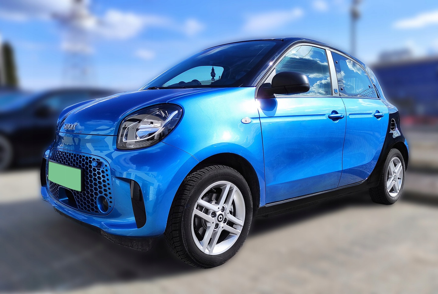 Dørbeskytter dørlister Smart Forfour II  W453/W453 EQ 2014-> Special Edition Black Image 9