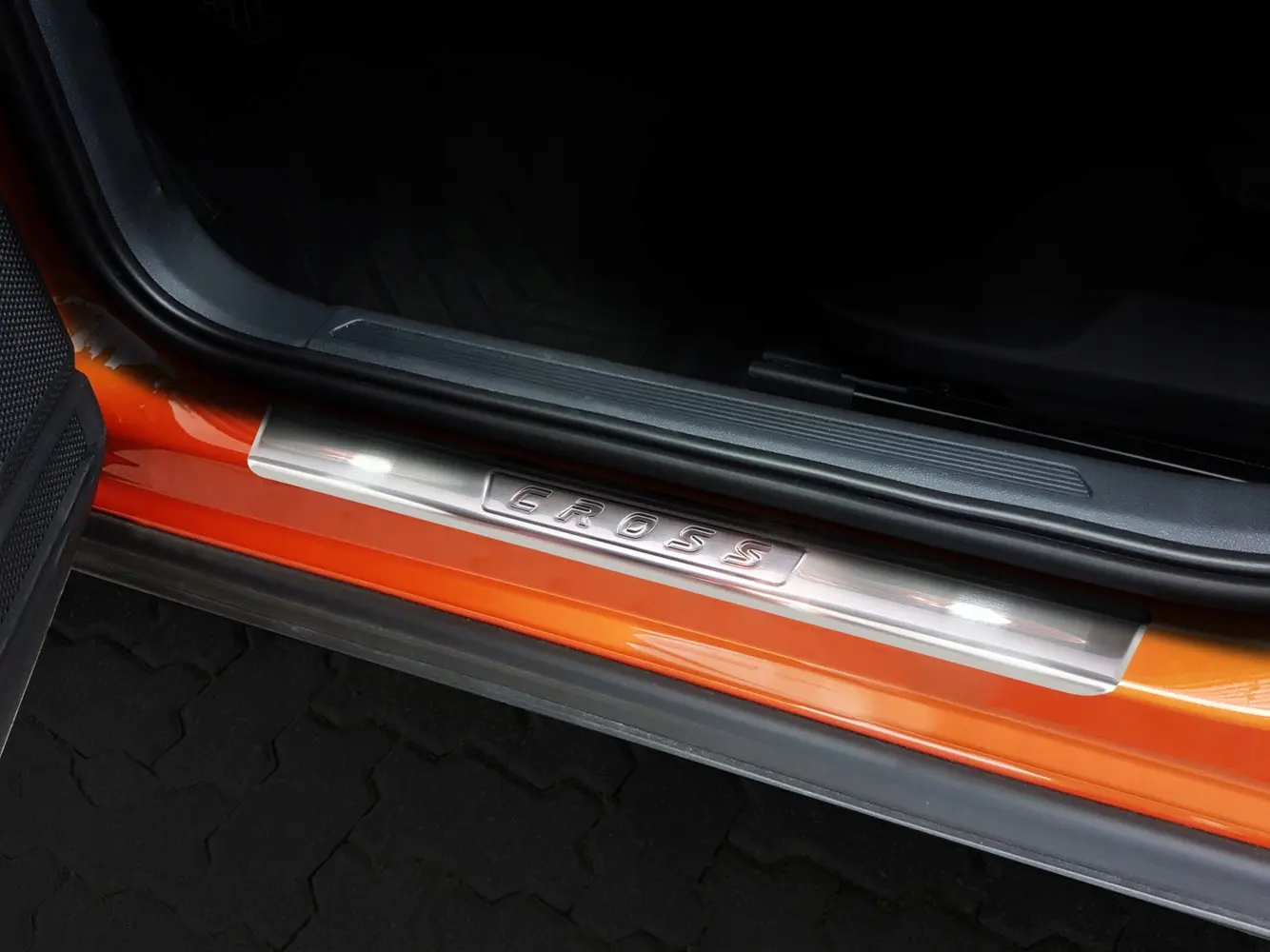 Dørbeskytter dørlister Volkswagen T-Cross 2018-> Silver Edition