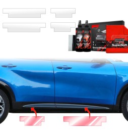 Dørbeskyttere Alfa Romeo Tonale 2022 - 2025 │ Beskyttelse Dørterskler PPF beskyttelsesfolie Gjennomsiktig BodyShield