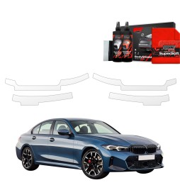 Dørbeskyttere BMW 3 2025│ Beskyttelse Dørterskler PPF beskyttelsesfolie Gjennomsiktig BodyShield