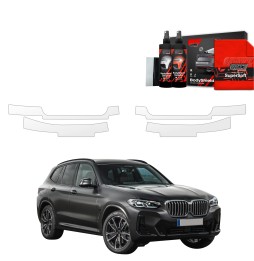 Dørbeskyttere BMW X3 2021 - 2024 │ Beskyttelse Dørterskler PPF beskyttelsesfolie Gjennomsiktig BodyShield