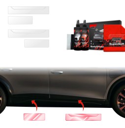 Dørbeskyttere Cupra Formentor Facelift 2024 - 2025 │ Beskyttelse Dørterskler PPF beskyttelsesfolie Gjennomsiktig BodyShield