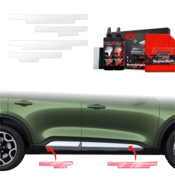 Dørbeskyttere Ford Kuga Active Facelift 2024 - 2025 │ Beskyttelse Dørterskler PPF beskyttelsesfolie Gjennomsiktig BodyShield