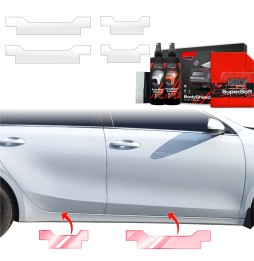 Dørbeskyttere Kia Ceed SW 2021 - 2025 │ Beskyttelse Dørterskler PPF beskyttelsesfolie Gjennomsiktig BodyShield
