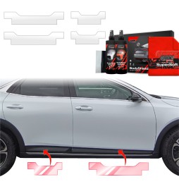 Dørbeskyttere Kia XCeed 2022 - 2025 │ Beskyttelse Dørterskler PPF beskyttelsesfolie Gjennomsiktig BodyShield