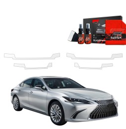 Dørbeskyttere Lexus ES 300h 2021 - 2024 │ Beskyttelse Dørterskler PPF beskyttelsesfolie Gjennomsiktig BodyShield