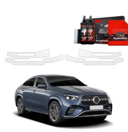 Dørbeskyttere Mercedes GLE 450d 2023 - 2025 │ Beskyttelse Dørterskler PPF beskyttelsesfolie Gjennomsiktig BodyShield