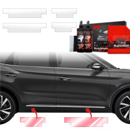 Dørbeskyttere MG ZS Hybrid+ 2024 - 2025 │ Beskyttelse Dørterskler PPF beskyttelsesfolie Gjennomsiktig BodyShield