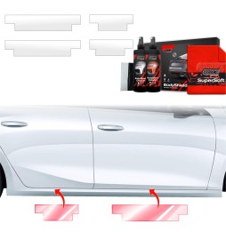 Dørbeskyttere Opel Astra 2021 - 2024 │ Beskyttelse Dørterskler PPF beskyttelsesfolie Gjennomsiktig BodyShield