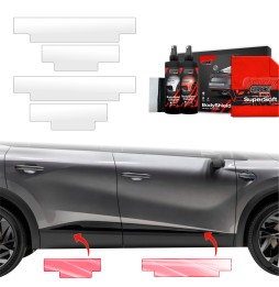 Dørbeskyttere Renault Symbioz 2024 - 2025 │ Beskyttelse Dørterskler PPF beskyttelsesfolie Gjennomsiktig BodyShield