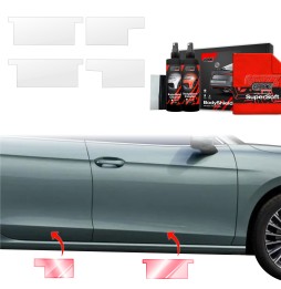 Dørbeskyttere VW Passat B9 2024 - 2025 │ Beskyttelse Dørterskler PPF beskyttelsesfolie Gjennomsiktig BodyShield