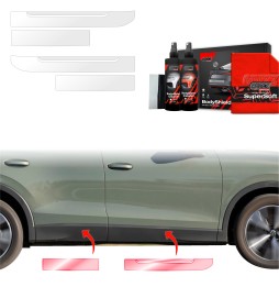 Dørbeskyttere VW Tiguan III 2024 - 2025 │ Beskyttelse Dørterskler PPF beskyttelsesfolie Gjennomsiktig BodyShield