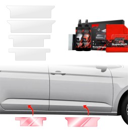Dørbeskyttere VW Touran 2024 - 2025 │ Beskyttelse Dørterskler PPF beskyttelsesfolie Gjennomsiktig BodyShield