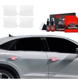 Dørhåndtakbeskyttere Audi Q3 2018 - 2025 │ PPF beskyttelsesfolie Gjennomsiktig BodyShield