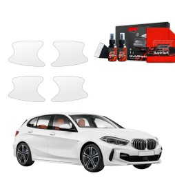 Dørhåndtakbeskyttere BMW 1 118i 2020 - 2025 │ PPF beskyttelsesfolie Gjennomsiktig BodyShield