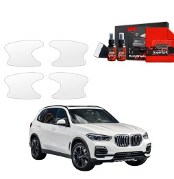 Dørhåndtakbeskyttere BMW X5 2018 - 2023 │ PPF beskyttelsesfolie Gjennomsiktig BodyShield