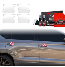 Dørhåndtakbeskyttere Cupra Ateca 2020 - 2025 │ PPF beskyttelsesfolie Gjennomsiktig BodyShield