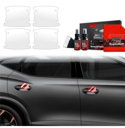 Dørhåndtakbeskyttere Cupra Formentor 2020 - 2024 │ PPF beskyttelsesfolie Gjennomsiktig BodyShield
