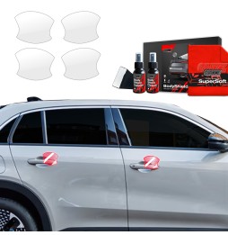 Dørhåndtakbeskyttere Fiat 600 2023 - 2025 │ PPF beskyttelsesfolie Gjennomsiktig BodyShield