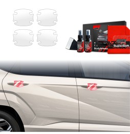 Dørhåndtakbeskyttere Hyundai Kona N-Line 2023 - 2025 │ PPF beskyttelsesfolie Gjennomsiktig BodyShield