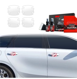 Dørhåndtakbeskyttere Kia Ceed 2021 - 2025 │ PPF beskyttelsesfolie Gjennomsiktig BodyShield