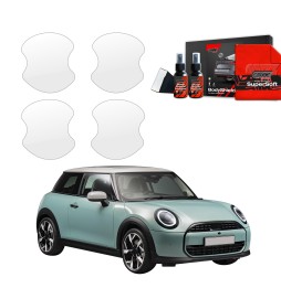 Dørhåndtakbeskyttere Mini Cooper S 2023 - 2025 │ PPF beskyttelsesfolie Gjennomsiktig BodyShield