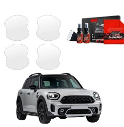 Dørhåndtakbeskyttere Mini Countryman 2023 - 2025 │ PPF beskyttelsesfolie Gjennomsiktig BodyShield