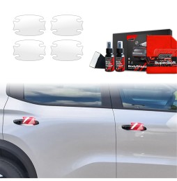 Dørhåndtakbeskyttere Opel Frontera 2024 - 2025 │ PPF beskyttelsesfolie Gjennomsiktig BodyShield