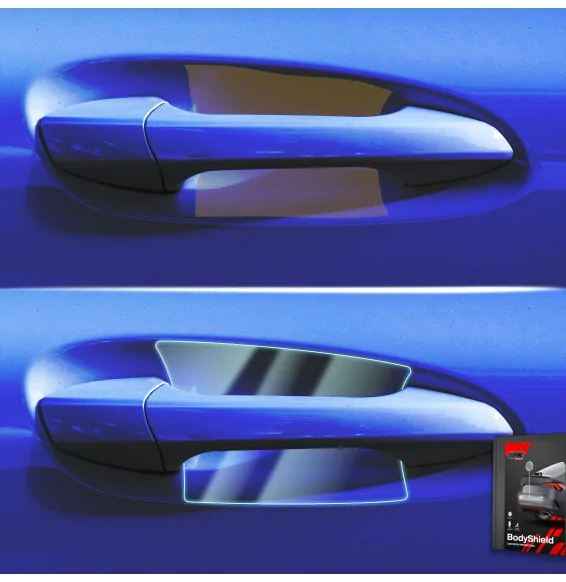 Dørhåndtakbeskyttere Opel Frontera 2024 - 2025 │ PPF beskyttelsesfolie Gjennomsiktig BodyShield – bilde 4