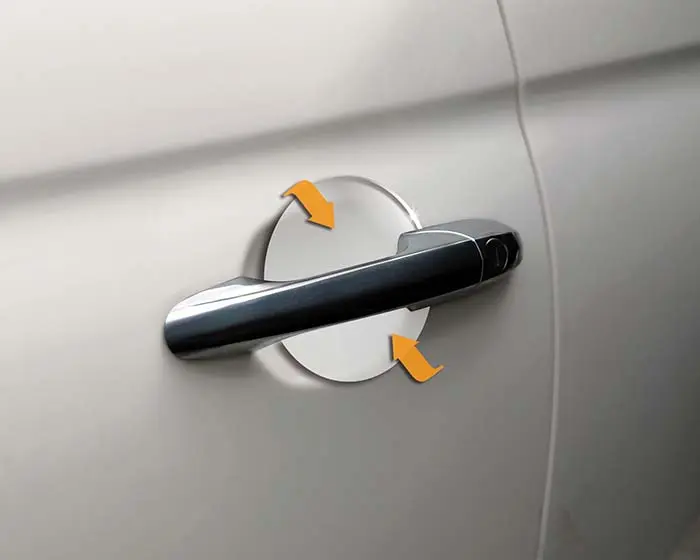Dørhåndtakbeskyttere Paint Protection Film Door Handle Kit │ PPF Beskyttelsesfolie for dørhåndtak - sett 4 stk.