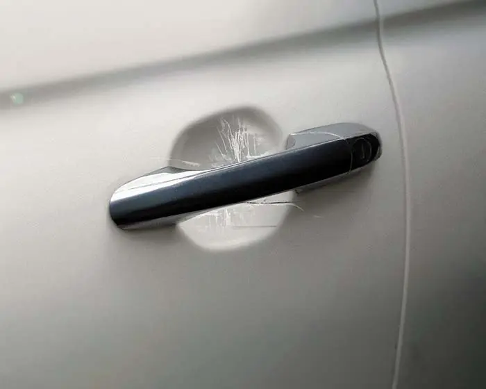 Dørhåndtakbeskyttere Paint Protection Film Door Handle Kit │ PPF Beskyttelsesfolie for dørhåndtak - sett 4 stk. – bilde 4