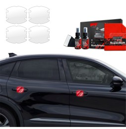 Dørhåndtakbeskyttere Renault Arkana 2022 - 2025 │ PPF beskyttelsesfolie Gjennomsiktig BodyShield