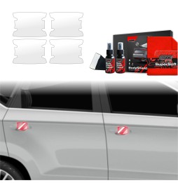 Dørhåndtakbeskyttere Seat Ateca 2020 - 2025 │ PPF beskyttelsesfolie Gjennomsiktig BodyShield