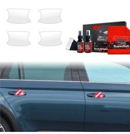 Dørhåndtakbeskyttere Skoda Superb III 2015 - 2019 │ PPF beskyttelsesfolie Gjennomsiktig BodyShield