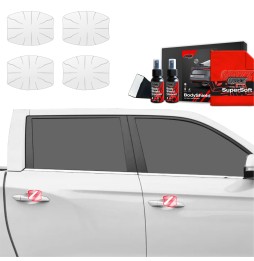 Dørhåndtakbeskyttere SsangYong Musso 2023 - 2025 │ PPF beskyttelsesfolie Gjennomsiktig BodyShield