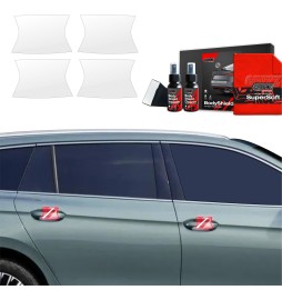 Dørhåndtakbeskyttere VW Passat B9 2024 - 2025 │ PPF beskyttelsesfolie Gjennomsiktig BodyShield